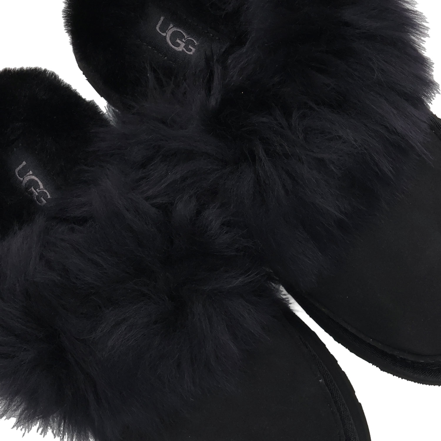 UGG（アグ） サンダル ファー サボ ルームシューズ レディース 厚底 W