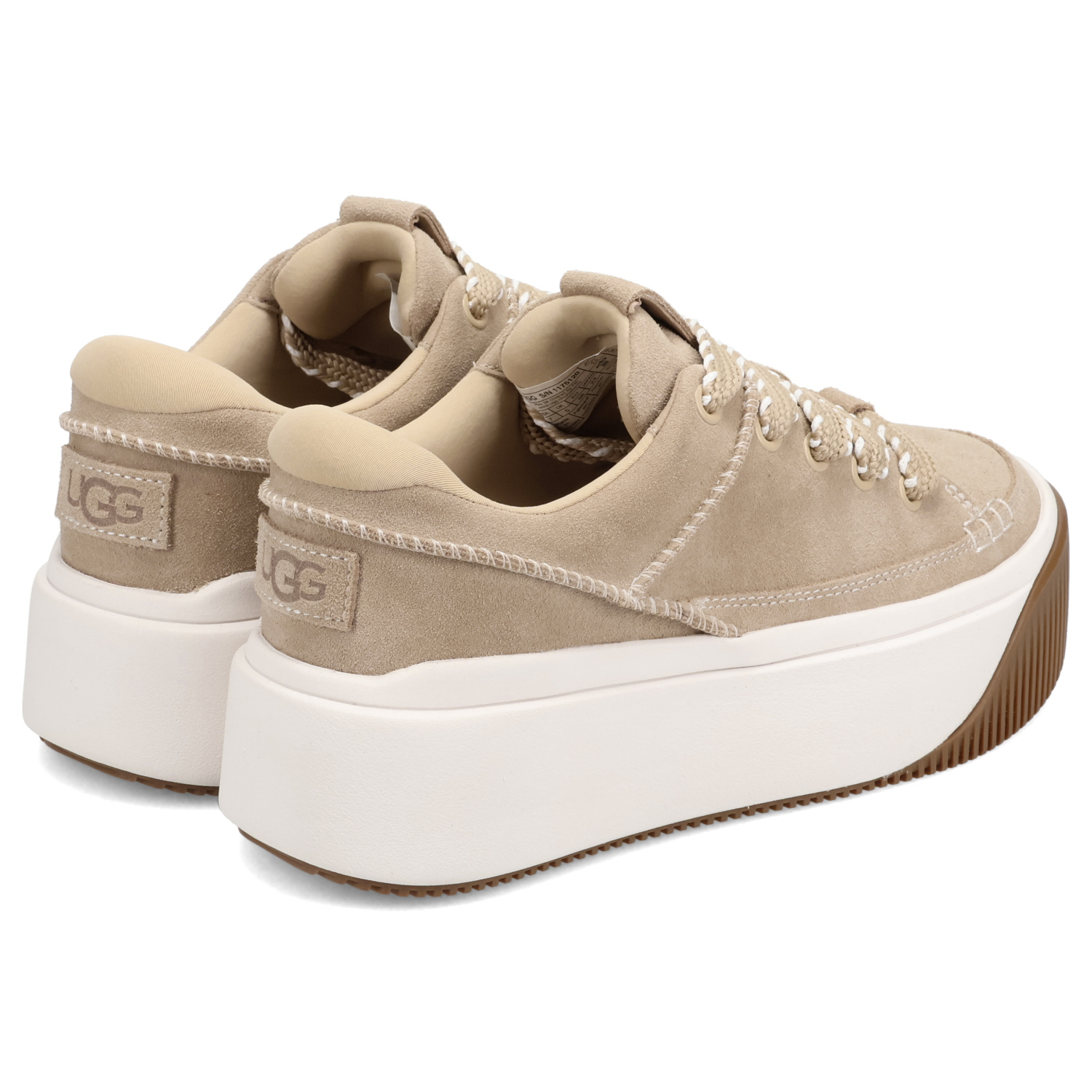 UGG アグ スエード バレエシューズ UGG（アグ） スニーカー イージー ダジット スエード レース アップ