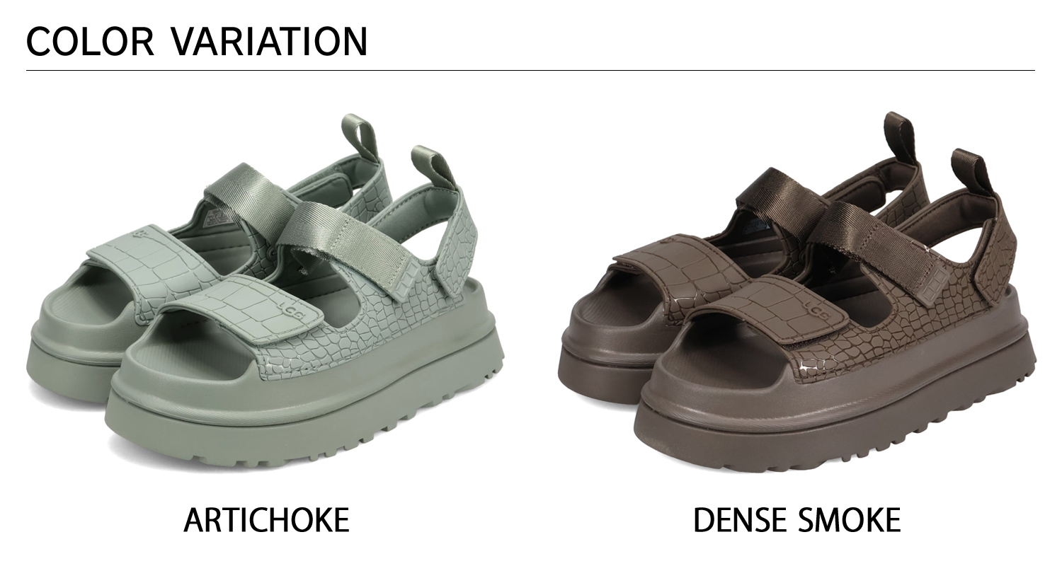 UGG（アグ） サンダル スポーツサンダル ゴールデングロウ エンボス