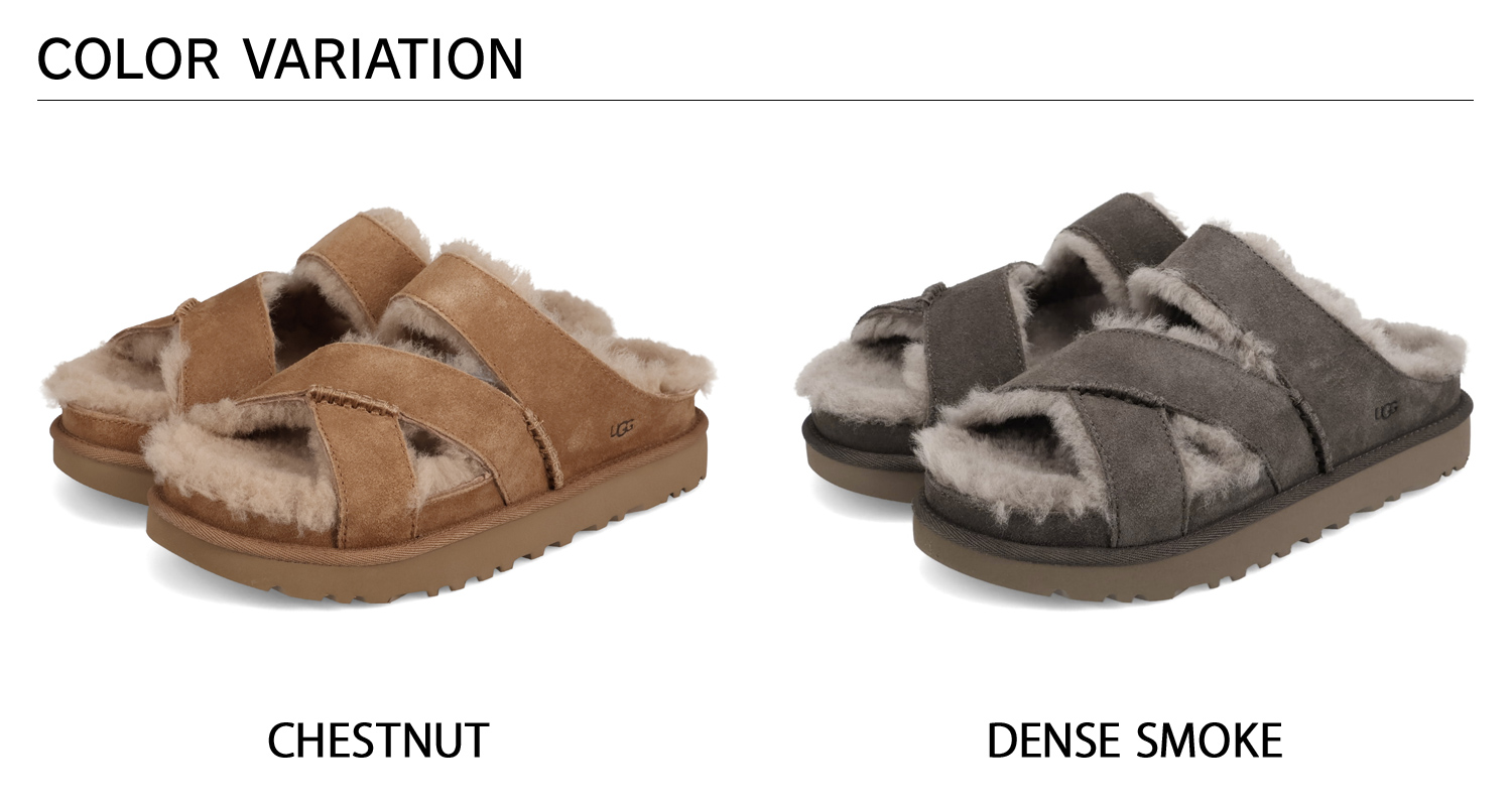 UGG（アグ） サンダル スリッパ グリーンポート クロスストラップ