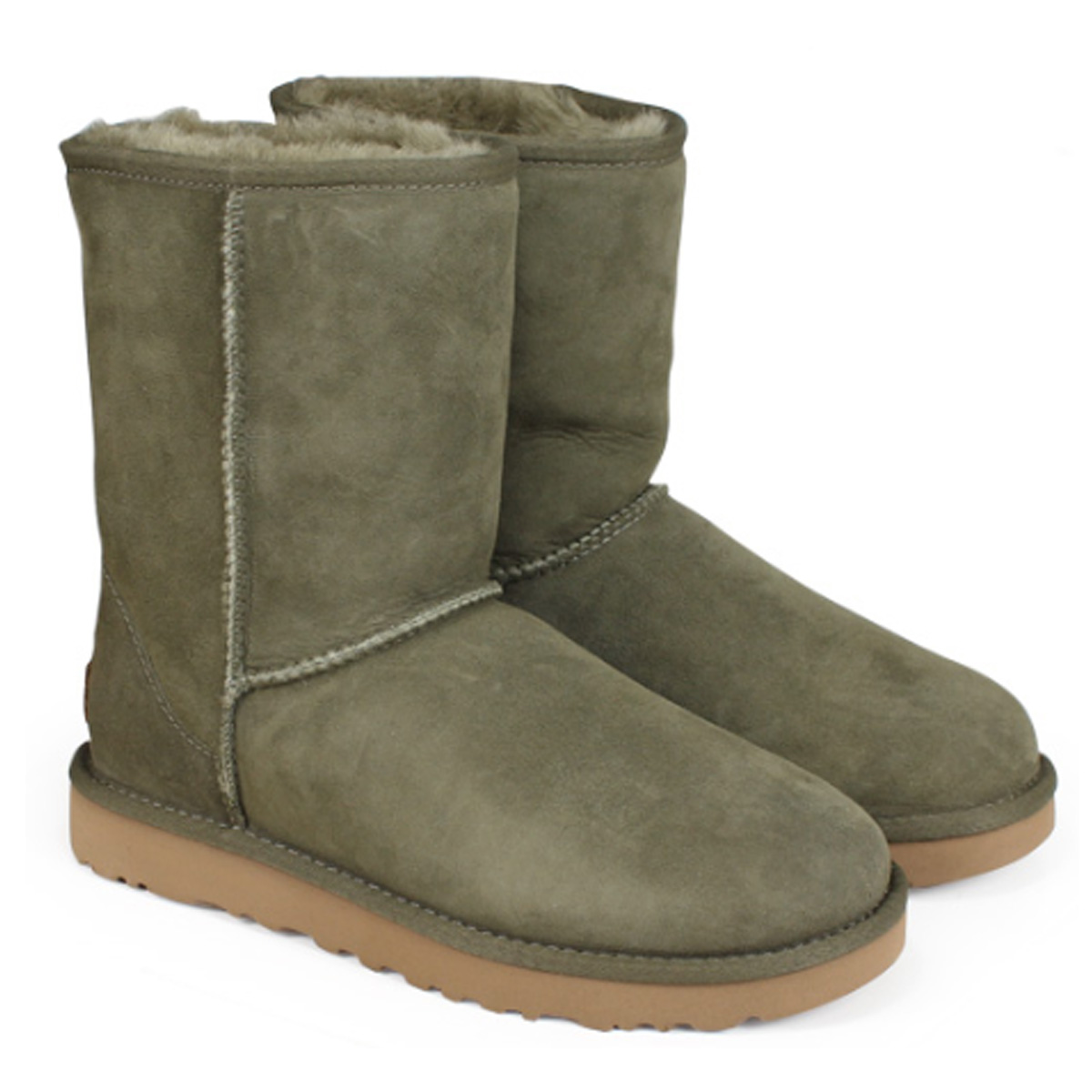【１回着】UGG アグ ムートンブーツ クラシックショート チェスナット 23 UGG アグ ムートンブーツ レディース ショートブーツ クラシック