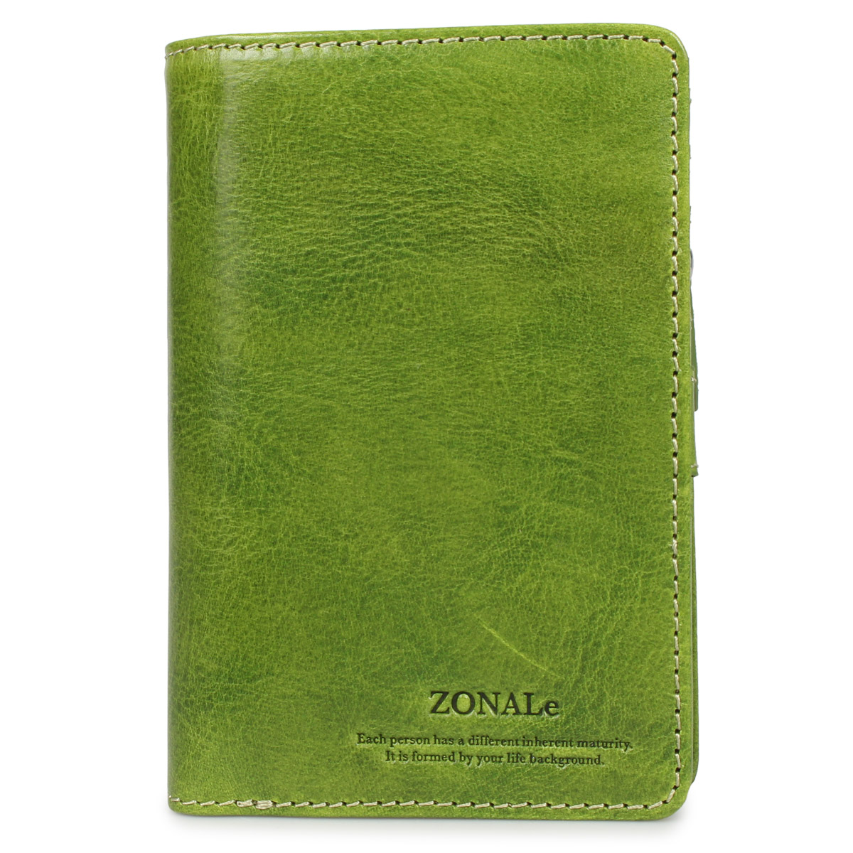 ZONALe（ゾナール） 財布 二つ折り メンズ RENZINA 本革 ブラウン