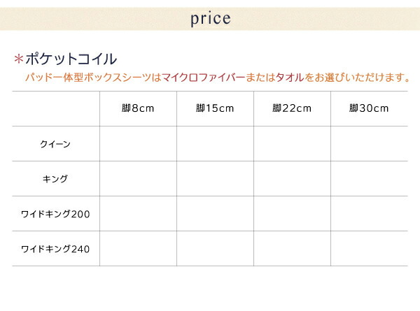 組立設置付 脚付きマットレスベッド 分割式 ワイドキング240 (ポケット