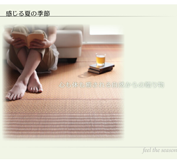 日本製 ラグ の単品 191×250cm 不織布ありタイプ / アジアンテイスト