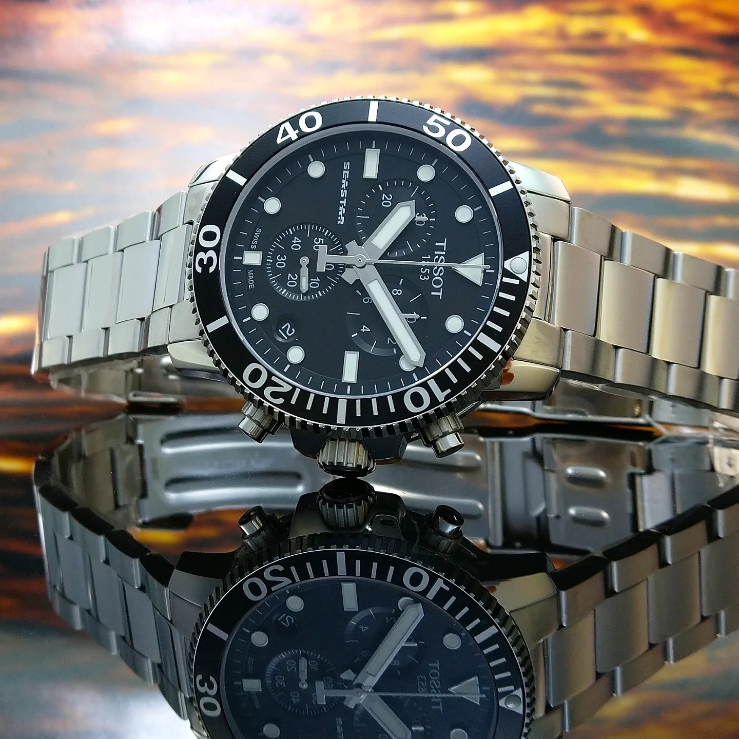 TISSOT SEASTAR ティソ シースター クオーツクロノグラフ