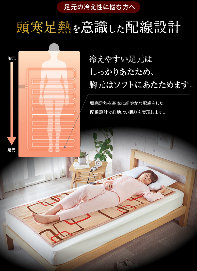 プレミアムボア電気毛布 電気敷毛布 日本製 送料無料 洗える
