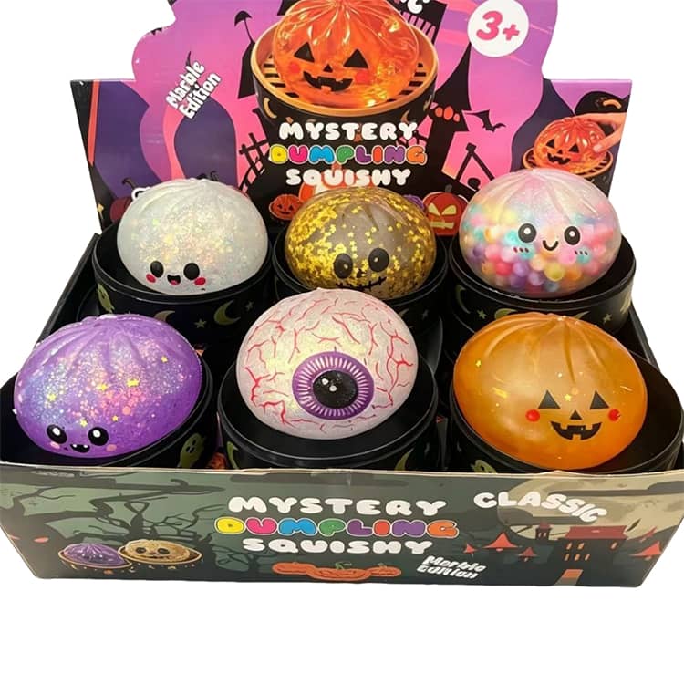 肉まん 6個セット スクイーズ ハロウィン もちもち ぷにぷに 柔らかい