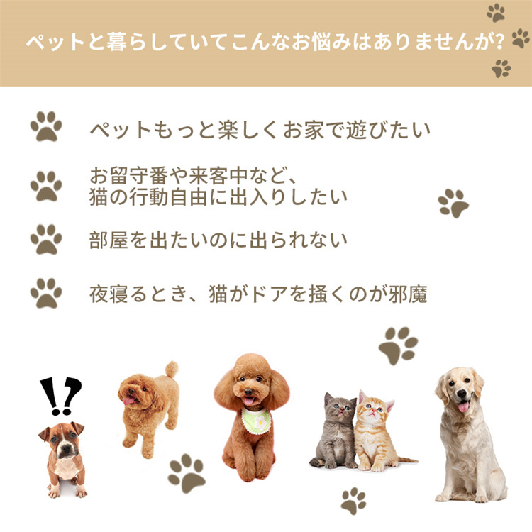 美品 ペットドア 4way 小型 犬 猫 ペット出入り口 ドア 勝手口 扉 冷暖房対策 開閉自由 ロック機能 ４モード設定 Aynaelda Com