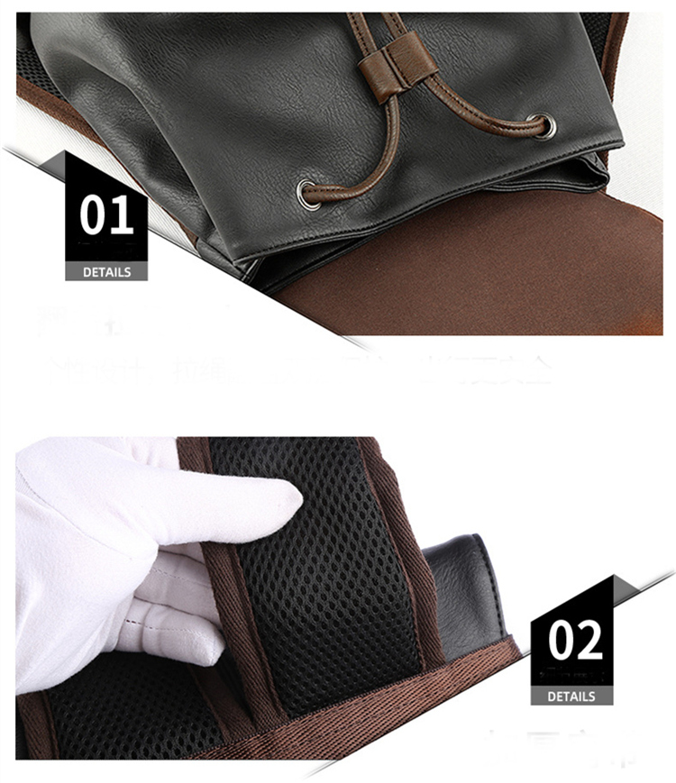 大容量PU革リュック バックパック メンズ レディース 兼用 カジュアル