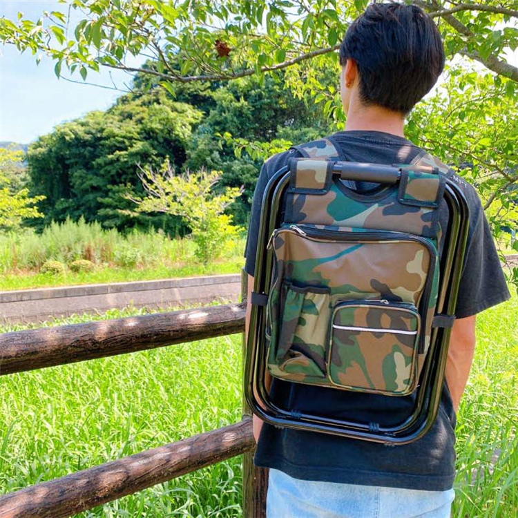 椅子付きリュック アウトドアチェア リュックサック 折りたたみ いす