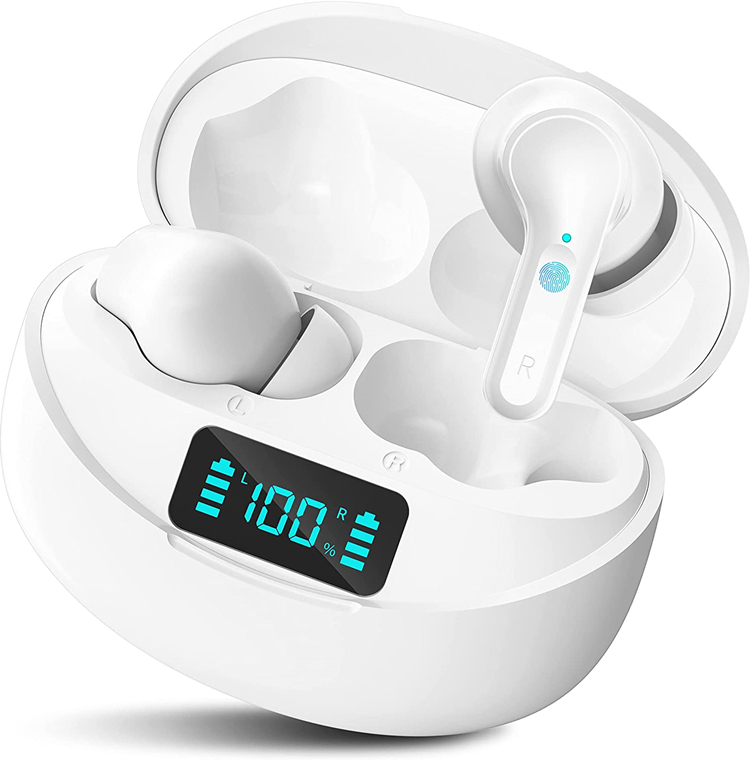 ワイヤレスイヤホン Bluetooth5.3 ノイズキャンセリング＆AAC対応 EDR