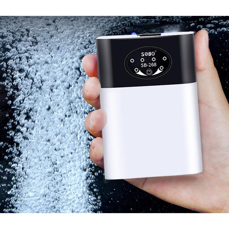 二吐出口 釣りusb 充電式 エアーポンプ 酸素 水槽 エアレーション