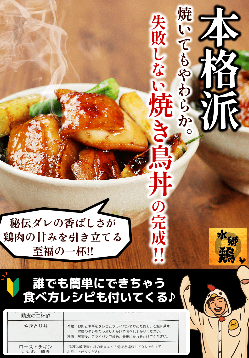 焼き鳥丼 やきとり丼 和風おかず