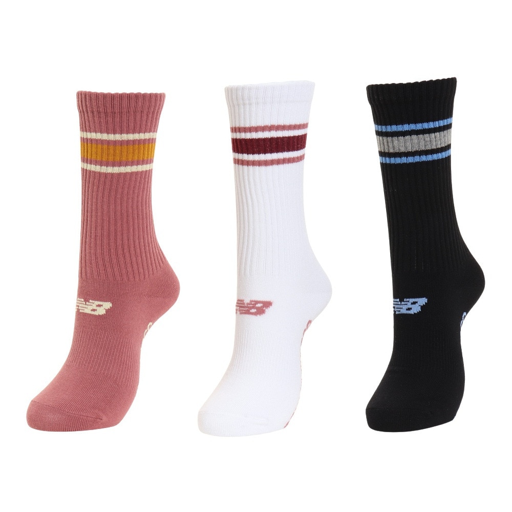 クルーラインソックス 3足組 LAS22263AS4 | New Balance | 01