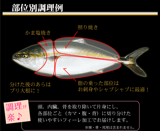 豊富な通販 ブリ ハマチ 水彩ねっとpaypayモール店 通販 Paypayモール 片身2 5