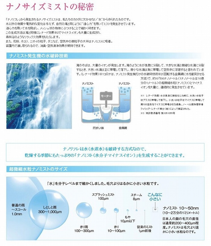 コロナ 美容健康機器 ナノリフレ (CNR-400B)