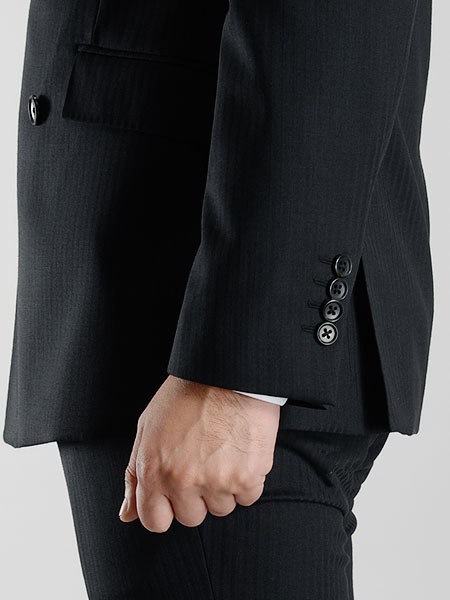 ダブルスーツ 秋冬物 モードスタイル 6ボタン メンズスーツ ビジネススーツ スリムスーツ ストレッチ素材 送料無料 :AC44:スーツ