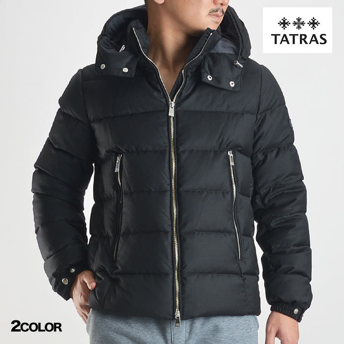【店舗良い】TATRAS ドミツィアーノ ダウンジャケット ネイビー 01 ジャケット・アウター