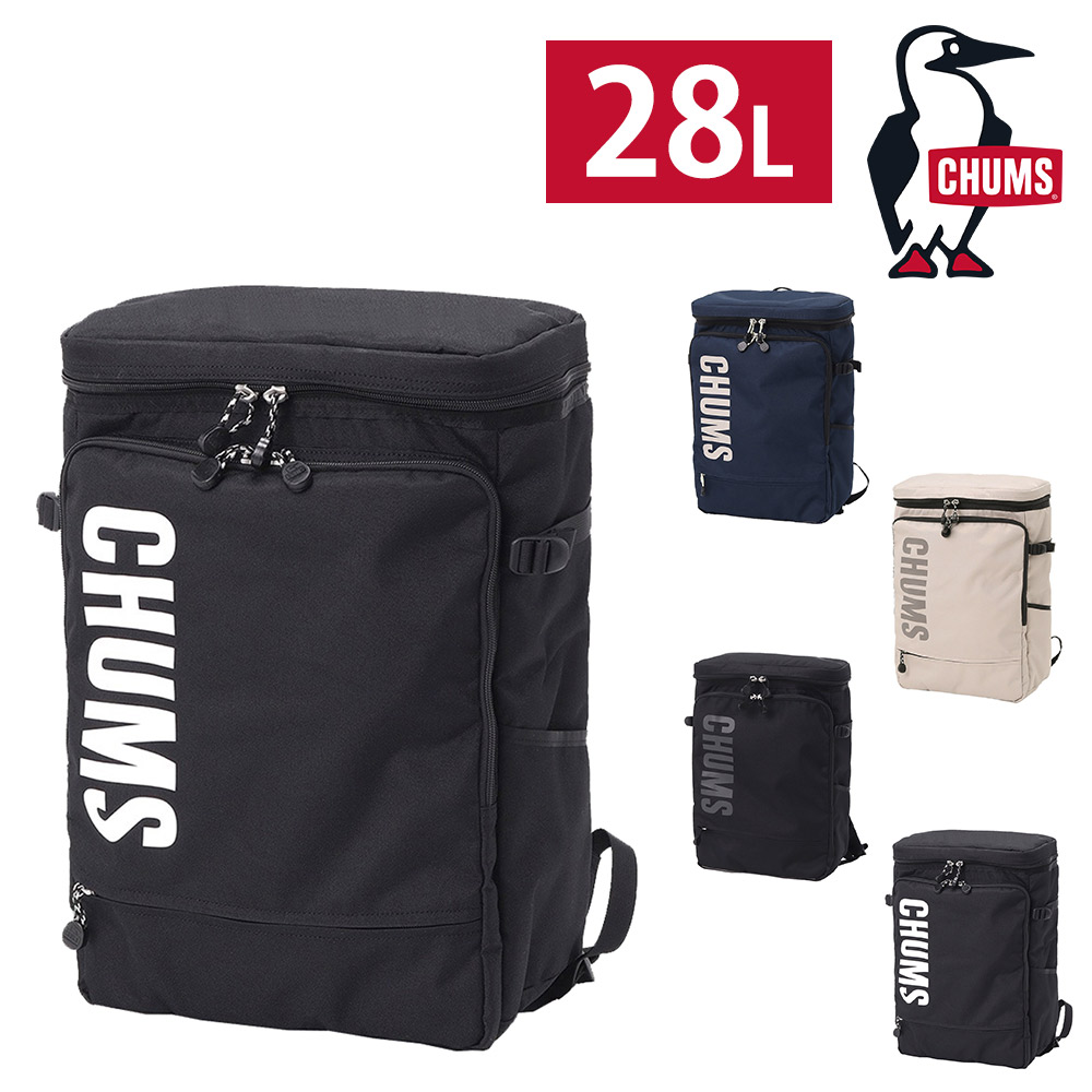 チャムス バッグ リュック デイパック バックパック 大きめ CHUMS リサイクル トップオープンスクエアデイパック 28L B4 A4 CH60-3919 メンズ レディース キッズ | CHUMS | 01