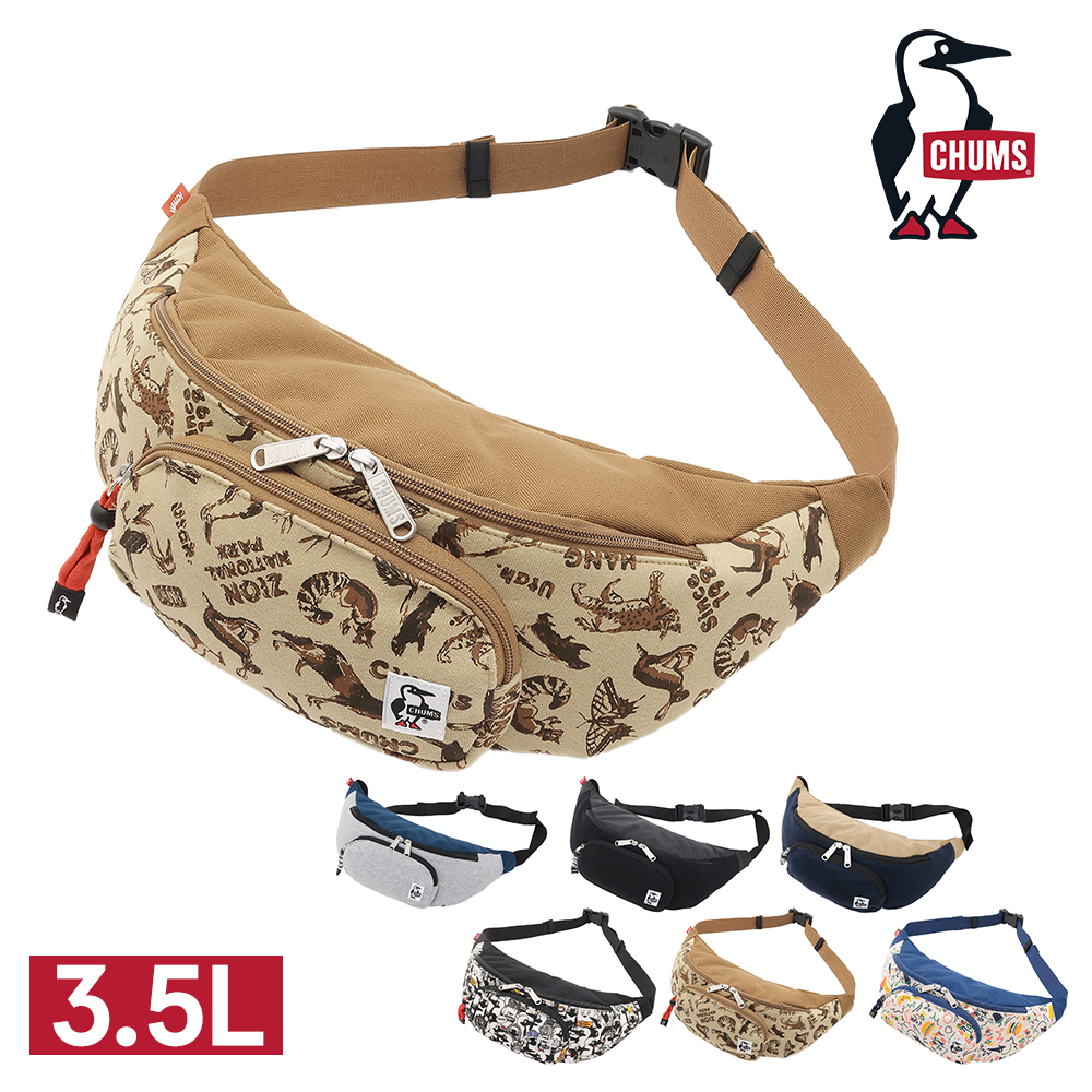 CHUMS（チャムス） バッグ ウエストバッグ 2WAY ボディバッグ 3.5L B6