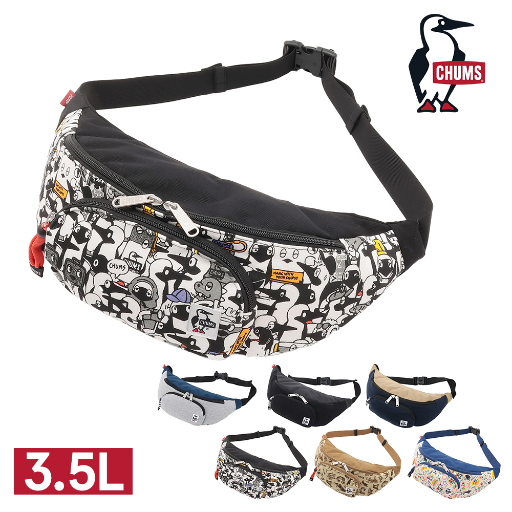 CHUMS（チャムス） バッグ ウエストバッグ 2WAY ボディバッグ 3.5L B6