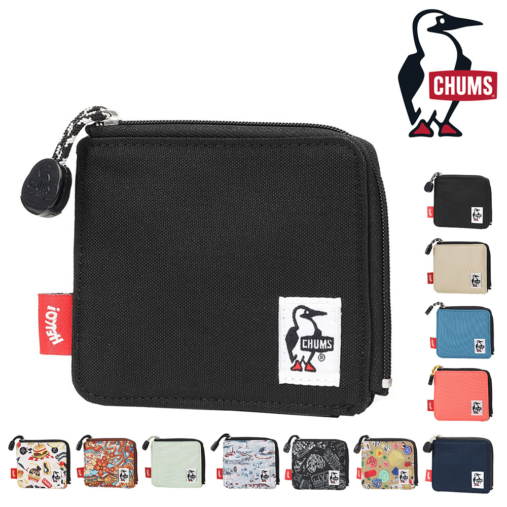 CHUMS チャムス 財布 ミニ財布 コンパクト スクエア型