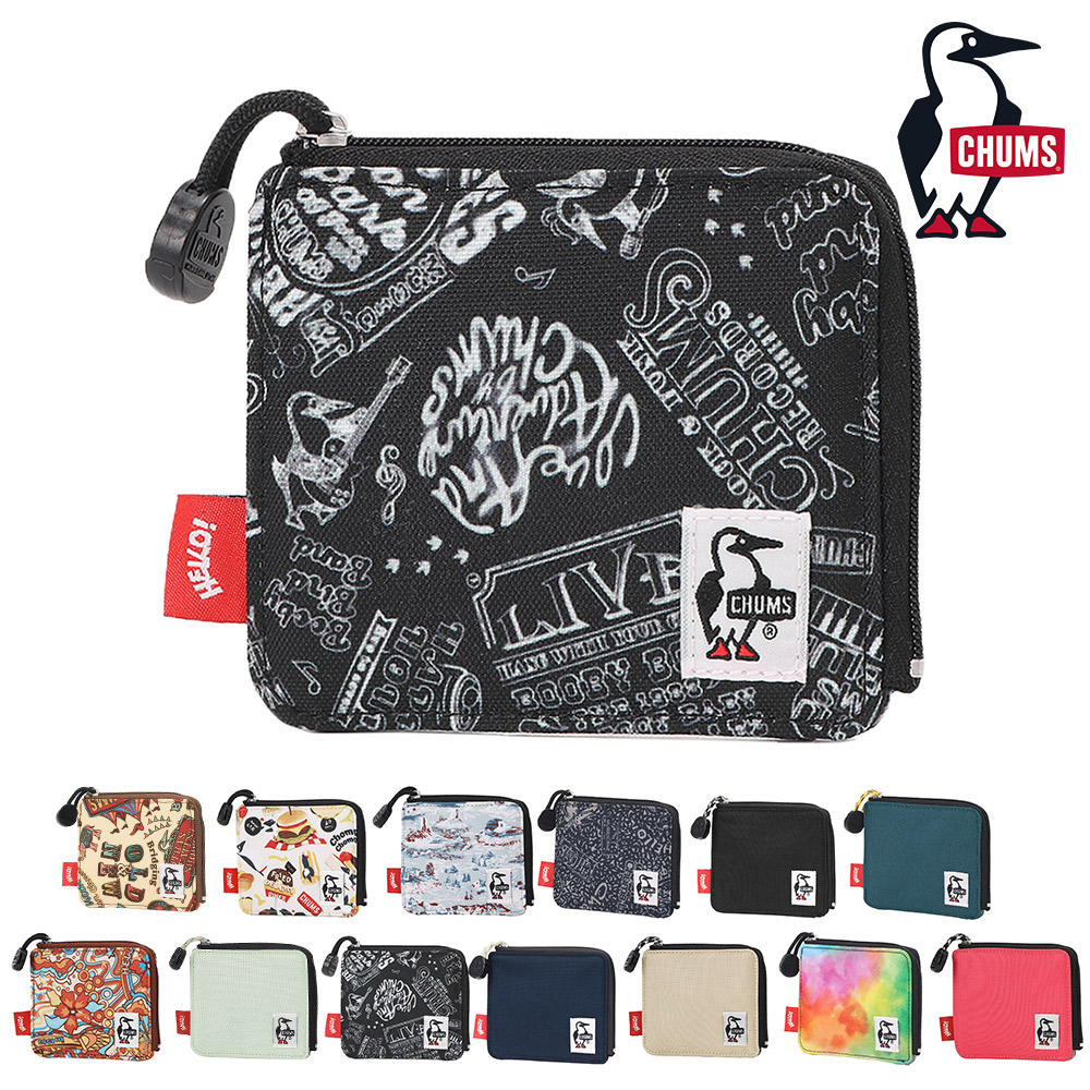 CHUMS（チャムス） 財布 ミニ財布 コンパクト スクエア型 リサイクル