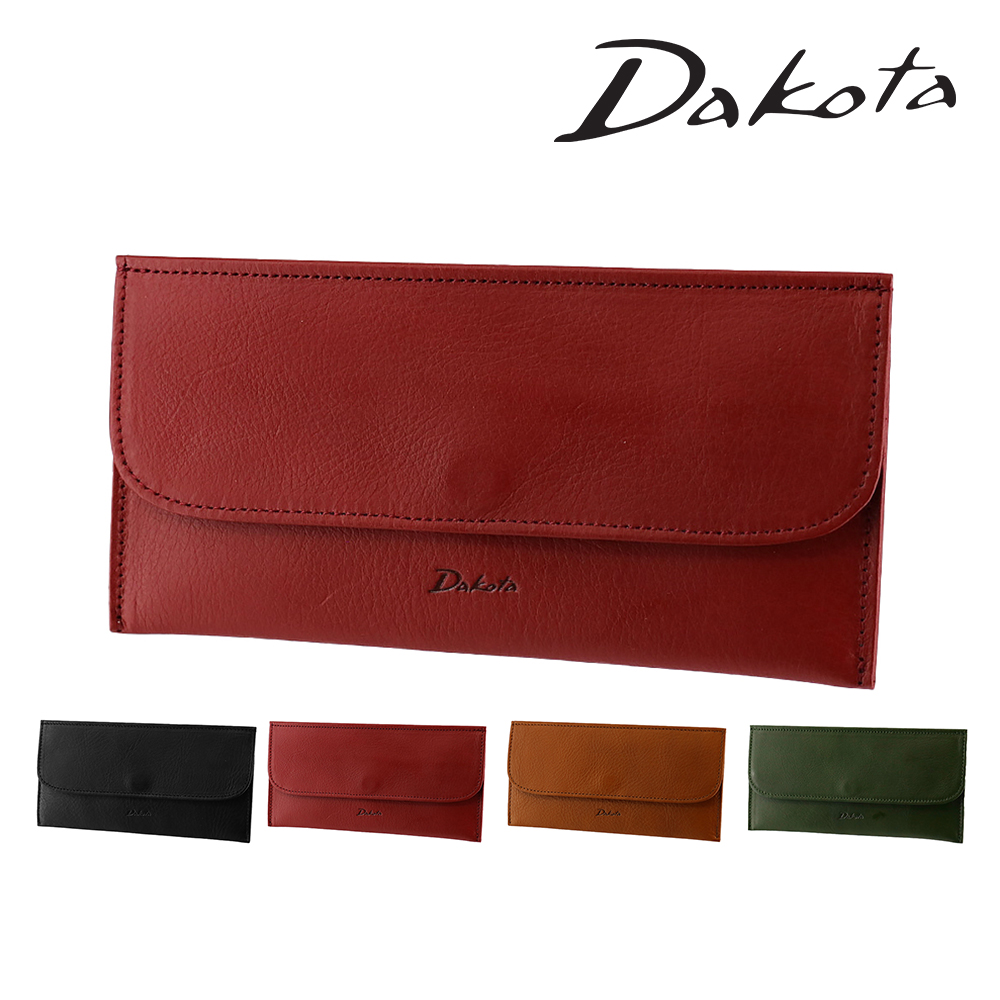 値下 新品Dakota ブラウン 長財布 お勧め貴重 Dakota（ダコタ） 長財布 かぶせ 本革 ラルゴ 30593 レディース
