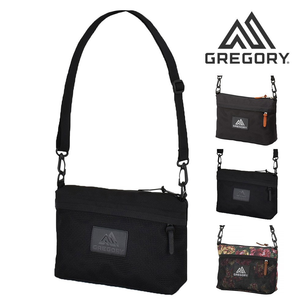 【GREGORY・美品】 ブラック トートバッグ　ショルダーストラップ付 GREGORY（グレゴリー） ショルダーバッグ 2WAY ポーチ 3.5L A5 GREGORY