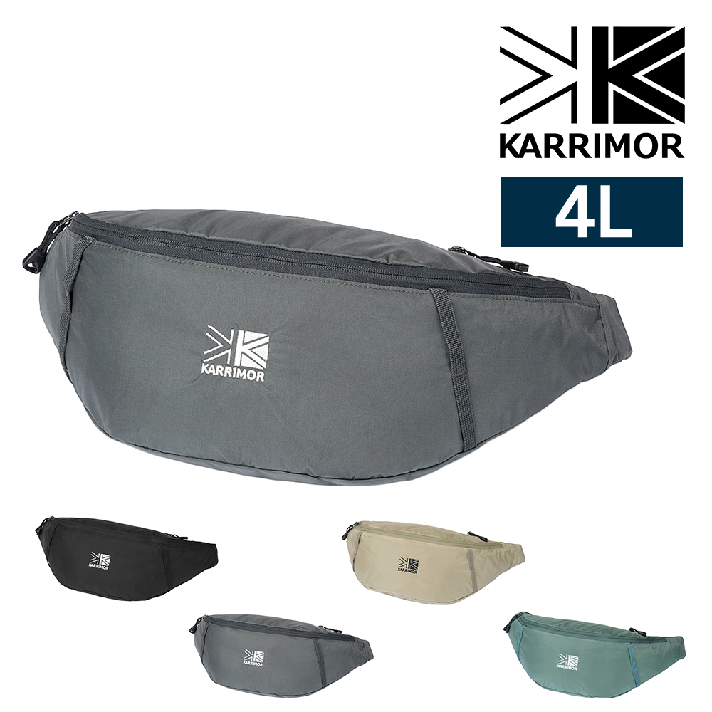 カリマー ウエストバッグ ボディバッグ 斜め掛け 4L B6対応 軽量 ミニ KARRIMOR スポーラン4 メンズ レディース_3