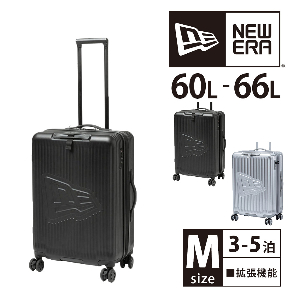 ニューエラ スーツケース キャリーケース ハード 旅行 中型 60L〜66L 3泊〜5泊 Mサイズ NEWERA ホイールキャリーケース ミディアム メンズ レディースの画像