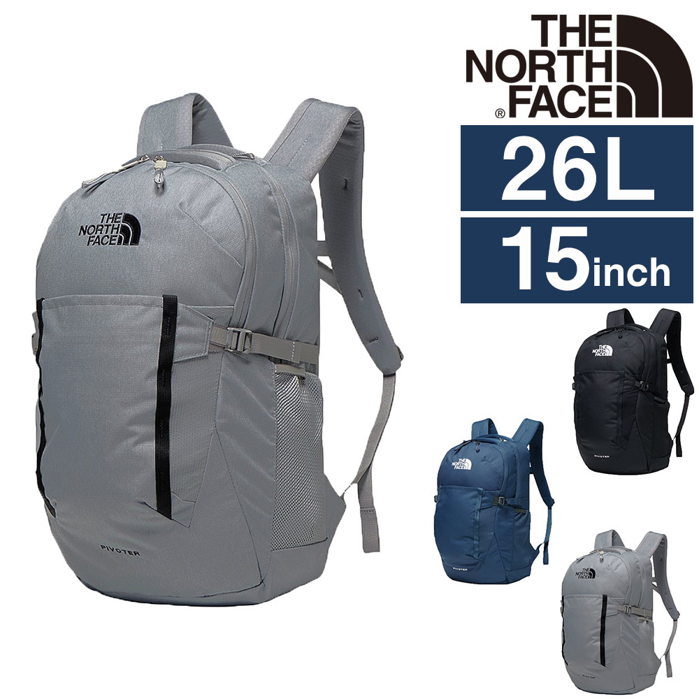 最大P+16% ノースフェイス バッグ リュックサック デイパック バックパック 大容量 THE NORTH FACE ピボター 26L A3 B4  A4 nm82461 メンズ レディース