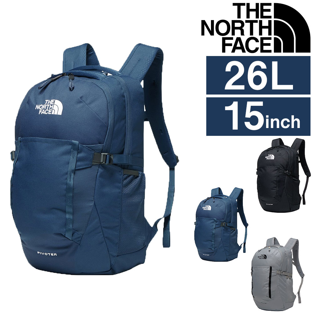 最大P+16% ノースフェイス バッグ リュックサック デイパック バックパック 大容量 THE NORTH FACE ピボター 26L A3 B4  A4 nm82461 メンズ レディース