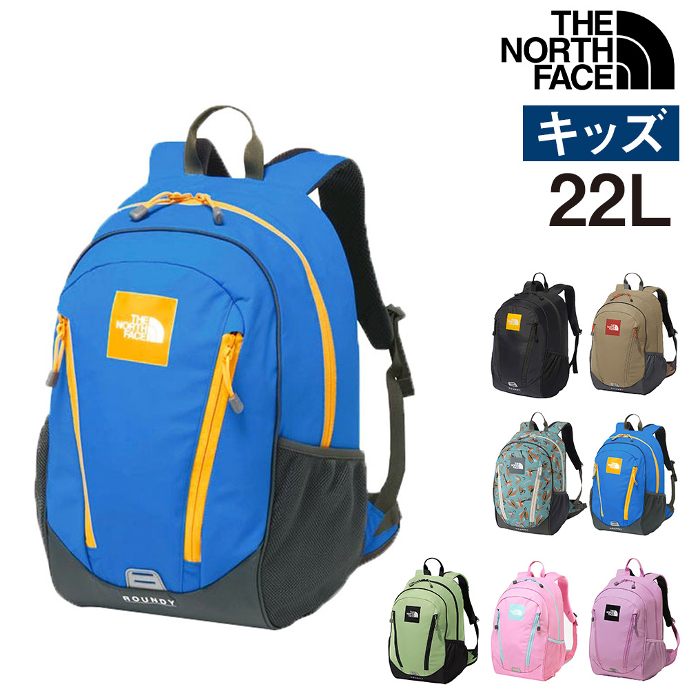 ザ・ノース・フェイスバックパック ラウンディ キッズ ロゴプリント THE NORTH FACE 最大P+16% ノースフェイス バッグ キッズ