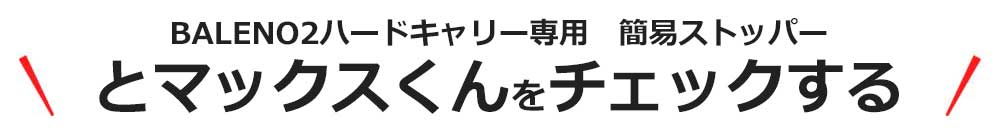 とマックスくんをチェックする