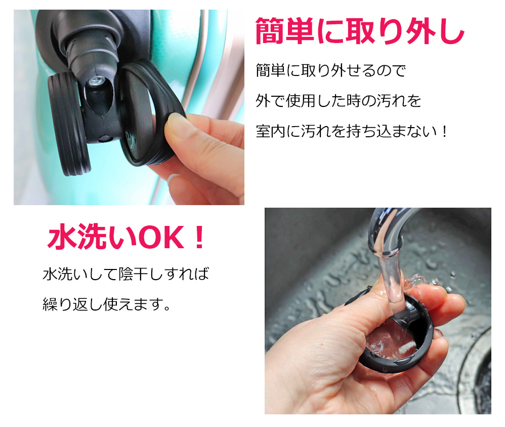 キャスターカバーホイールカバー ダブルキャスター用 8個1セット