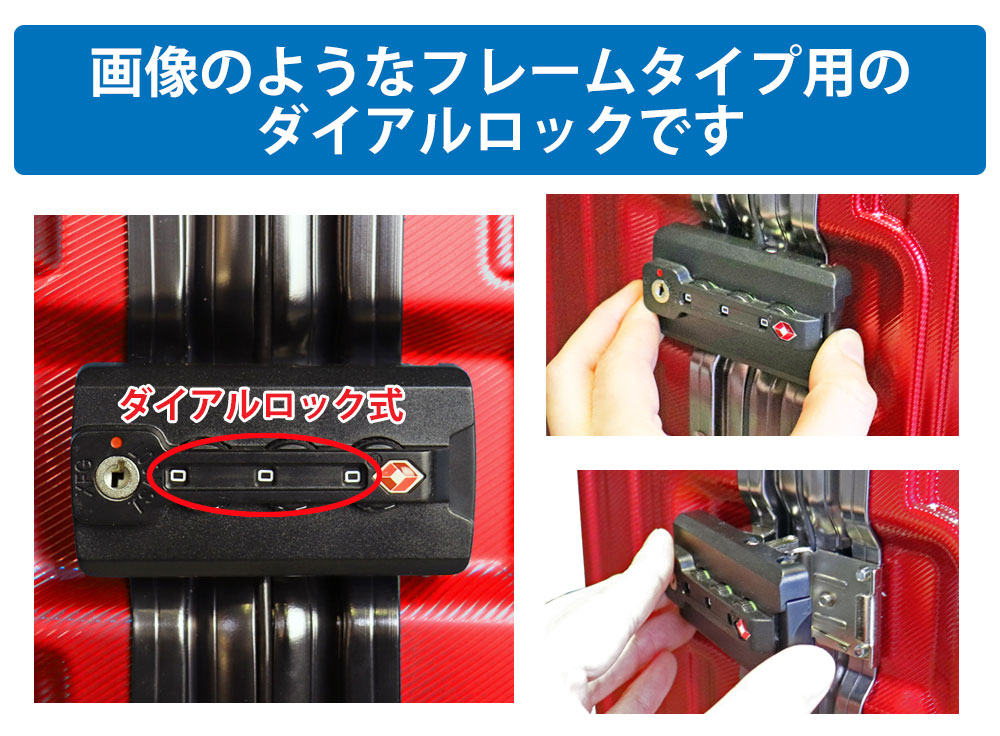 フレーム用ダイアルロック