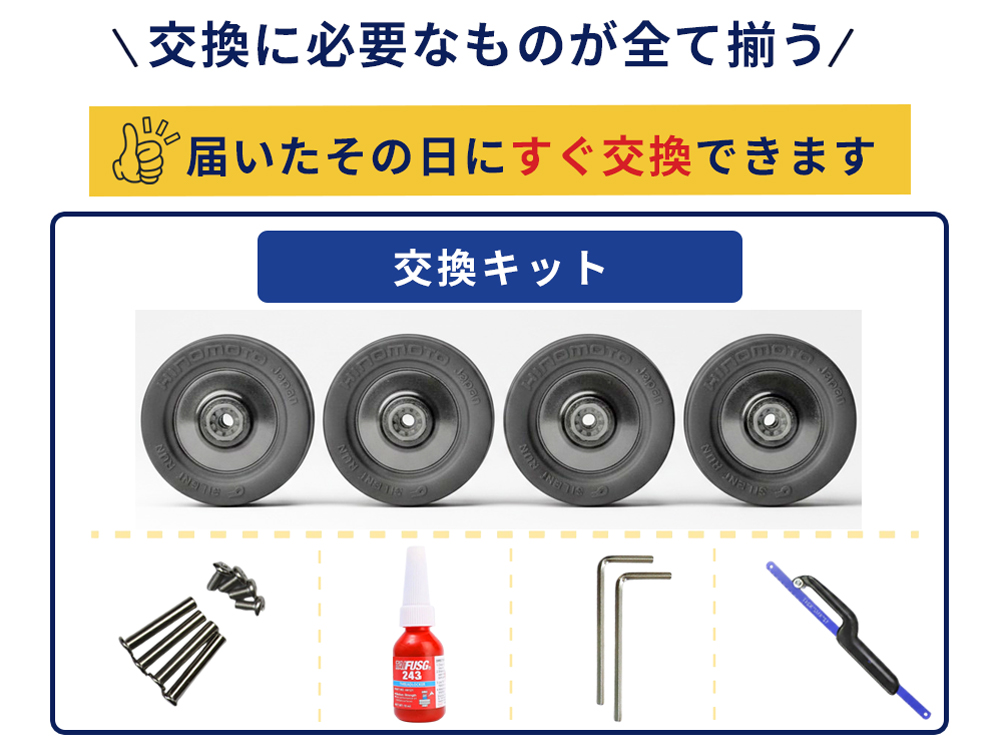 キャスター交換用キット