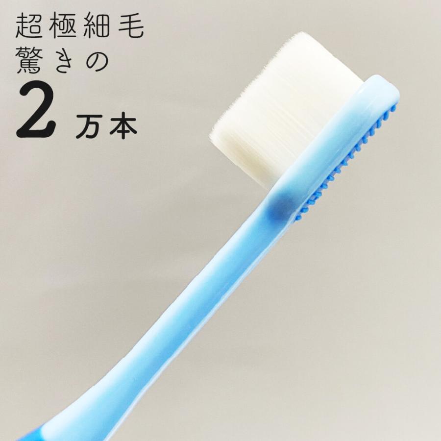 万毛歯ブラシ プラチナナノmanmou歯ブラシ 1本 歯ブラシ 子供 ポイント5倍｜sukoeco｜02