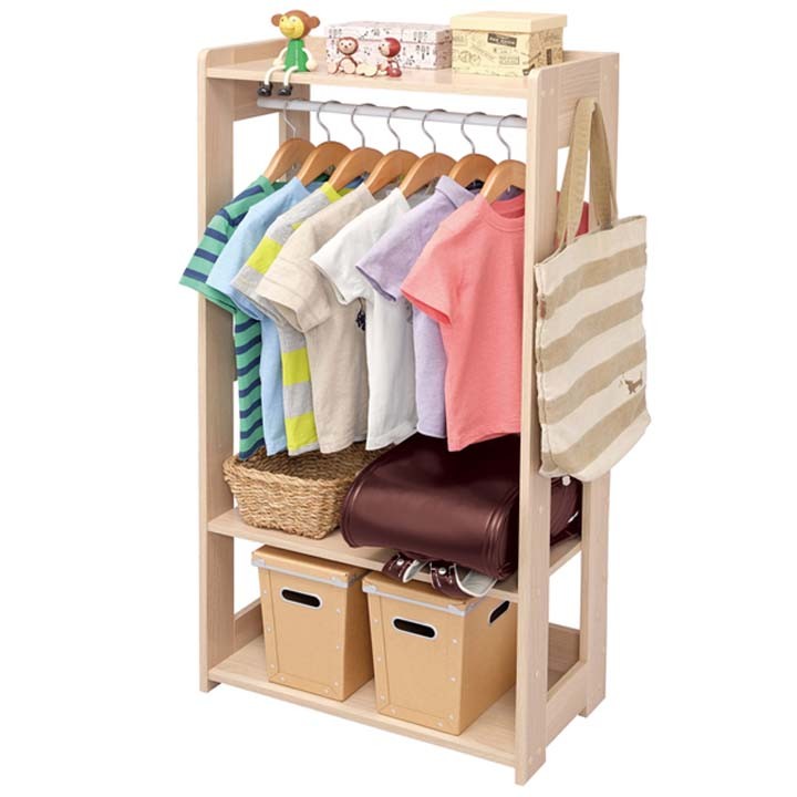 IRIS OHYAMA（アイリスオーヤマ） ハンガーラック 収納 おもちゃ箱