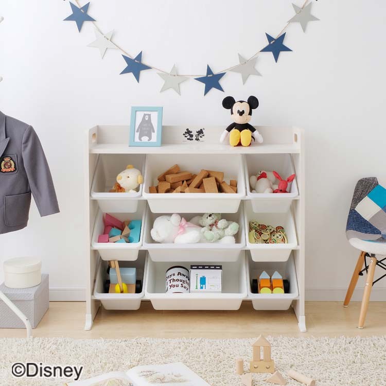 キッズラックラックディズニーDisneyミッキーマウス家具子供部屋収納収納おもちゃオモチャ整理お片付けかたづけ天板付キッズトイハウスラックミッキー&ミニーTKTHR-39アイリスオーヤマ