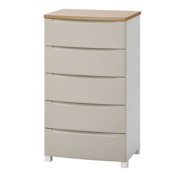 IRIS OHYAMA（アイリスオーヤマ） ウッドトップノックダウンチェスト