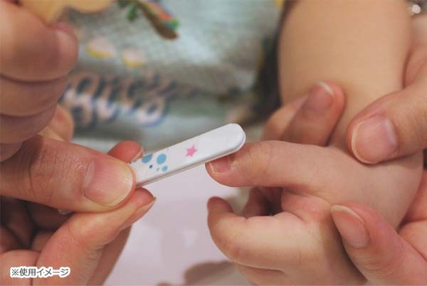 赤ちゃんのつめヤスリ ベビーキュピカ スター 7本入【P】【TC】【RCP】【ネイルケア 爪切り ベビー用】