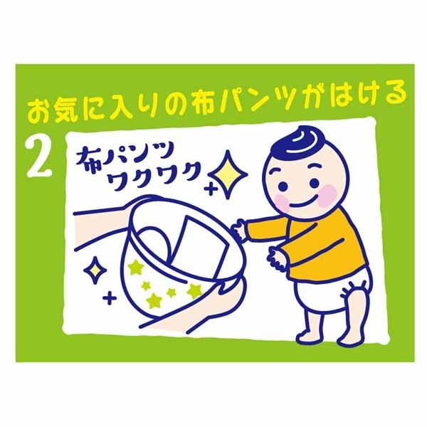 トイトレパッドフリーサイズGOO.Nグーンおむつバイバイトレーニングパッド34枚