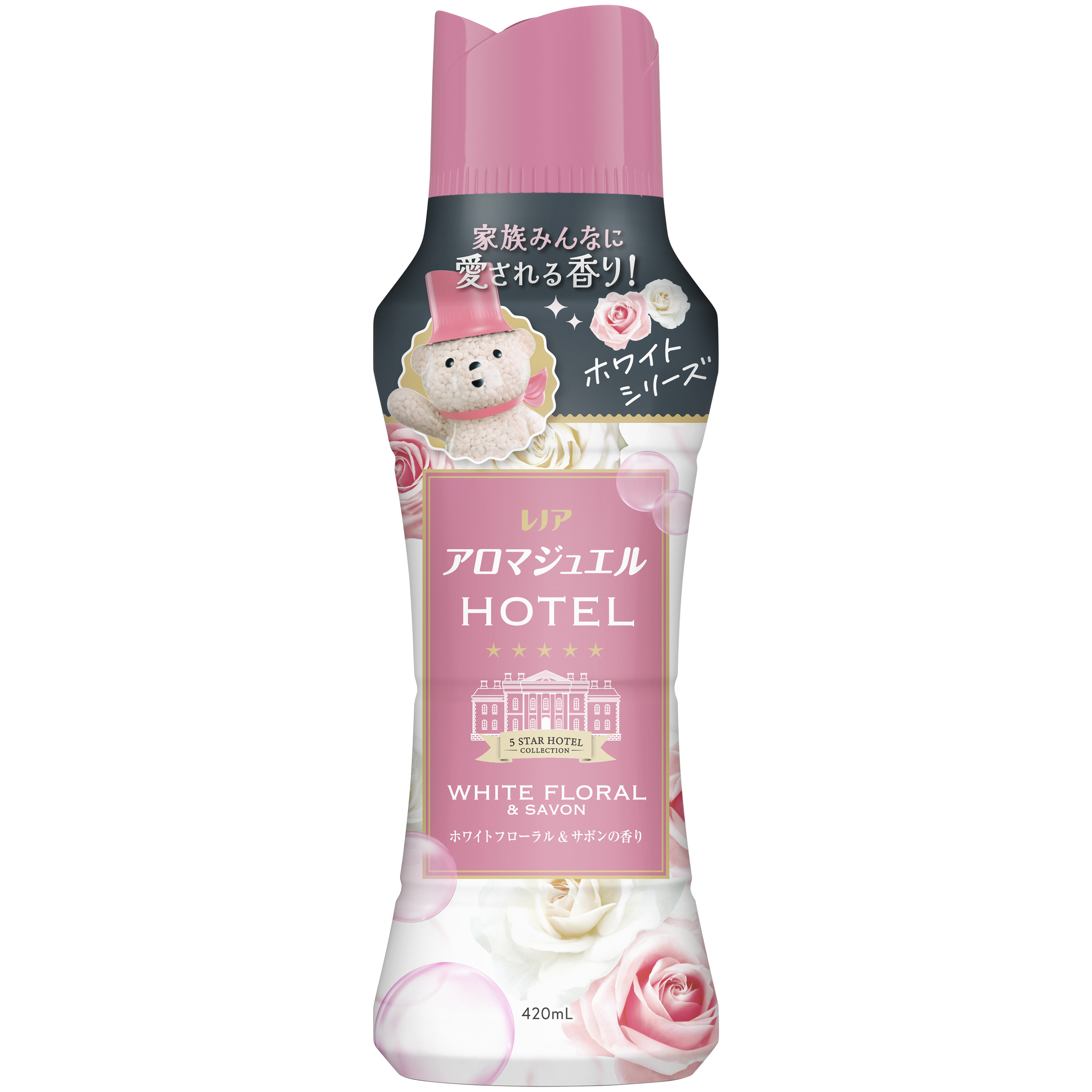 レノア レノアアロマジュエル 本体 420ml 香り付けビーズ 柔軟仕上げ剤