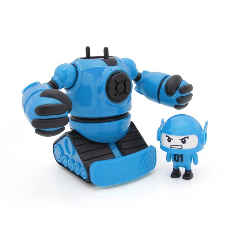 トイラジコンラジコンR/Cラジオコントロール6歳以上小学生ゲーム玩具SHARPERIMAGEKYOSHOEGGボコパンチ（ホワイト＆ブルー）ThreeSixty 