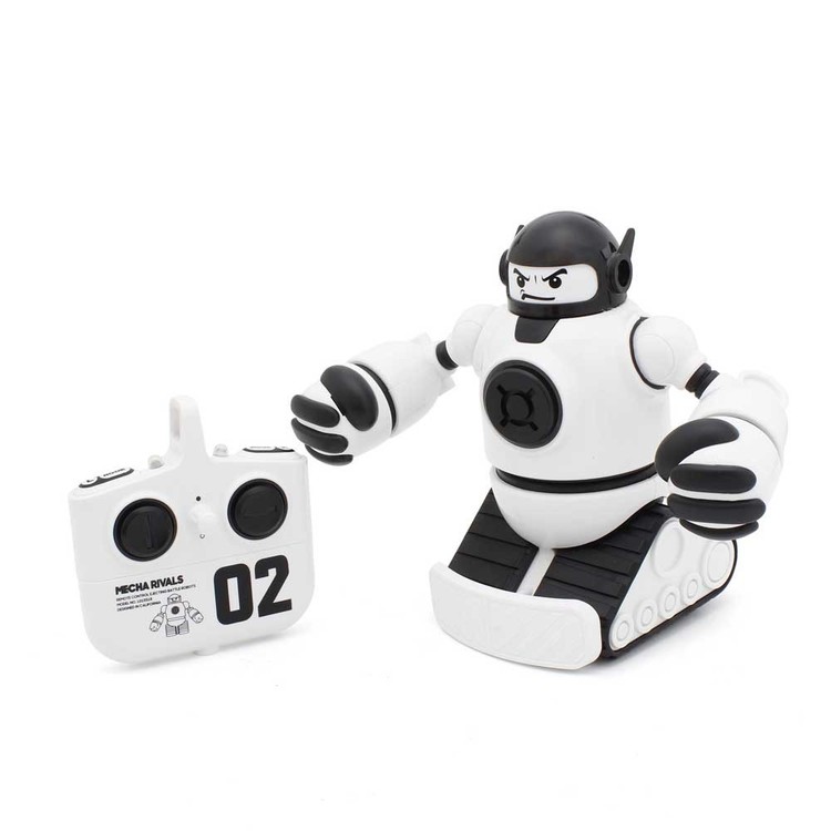 トイラジコンラジコンR/Cラジオコントロール6歳以上小学生ゲーム玩具SHARPERIMAGEKYOSHOEGGボコパンチ（ホワイト＆ブルー）ThreeSixty 