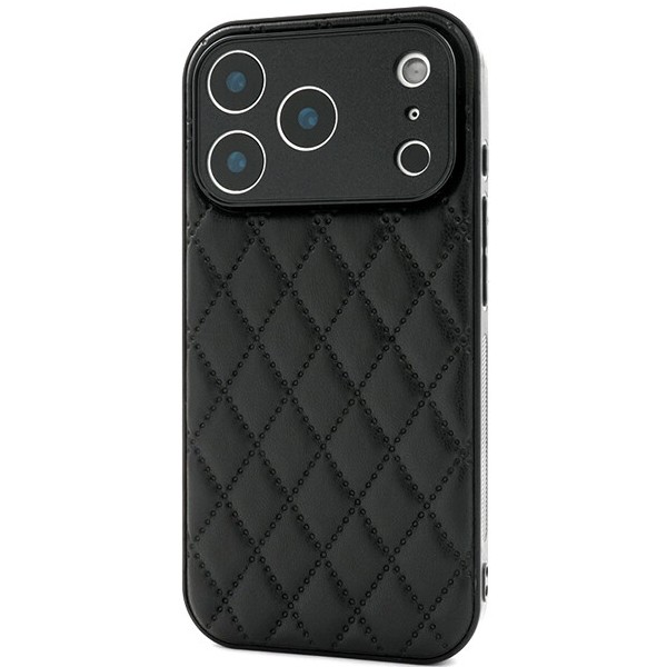 iPhone17 ケース おしゃれ キルティング iPhone16 pro スマホケース かわいい カメラ保護 背面 耐衝撃 アイフォン 17 16 可愛い ブラック 黒 |  | 02