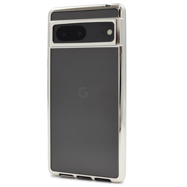 google pixel 7 ケース クリア ソフトケース カバー メタル バンパー 可愛い グーグルピクセル7 かわいい ストラップホール ゴールド シルバー ピンク 透明 pix7 |  | 02