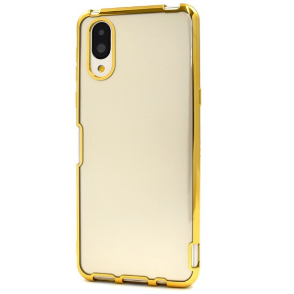 basio active shg09 ケース クリア ソフト シンプルスマホ6 a201sh カバー 可愛い おしゃれ メタル ソフトケース クリアケース  ストラップホール |  | 01